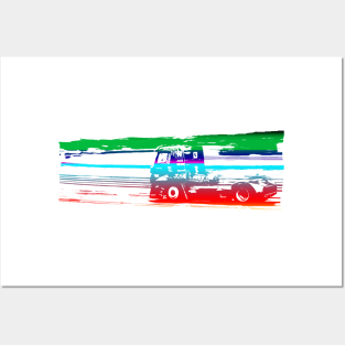 truck race Posters and Art